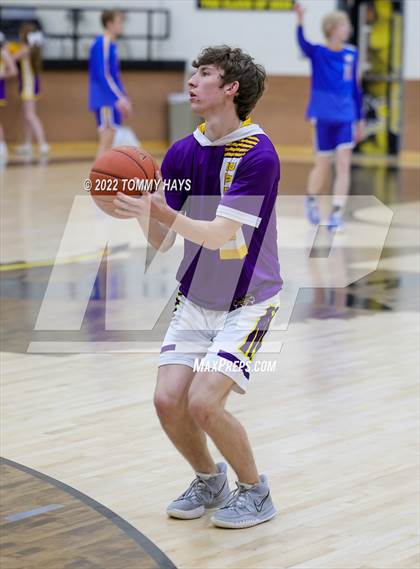 Thumbnail 2 in Merkel vs. Brock (UIL Basketball 3A Area Playoff) photogallery.