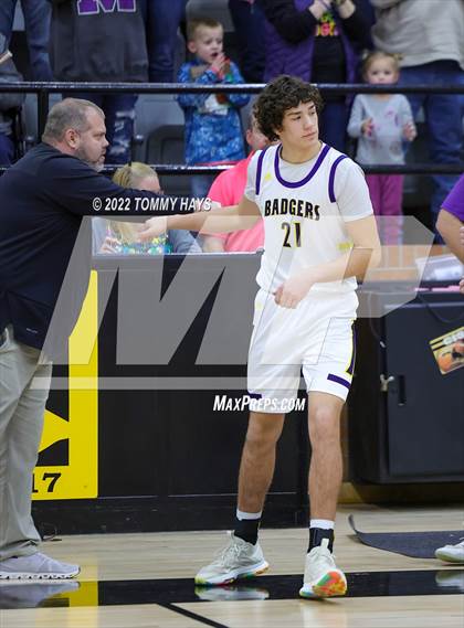 Thumbnail 3 in Merkel vs. Brock (UIL Basketball 3A Area Playoff) photogallery.