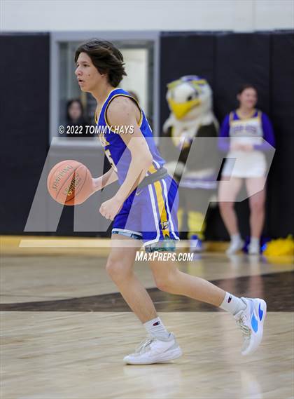 Thumbnail 2 in Merkel vs. Brock (UIL Basketball 3A Area Playoff) photogallery.