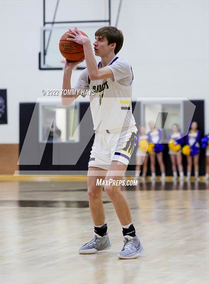 Thumbnail 2 in Merkel vs. Brock (UIL Basketball 3A Area Playoff) photogallery.