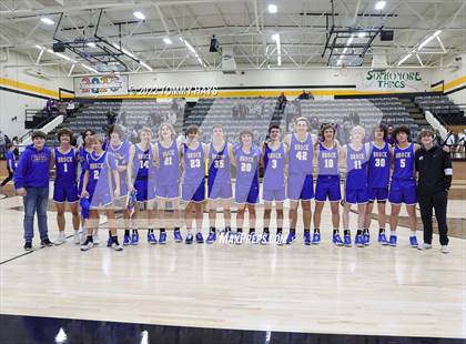 Thumbnail 3 in Merkel vs. Brock (UIL Basketball 3A Area Playoff) photogallery.