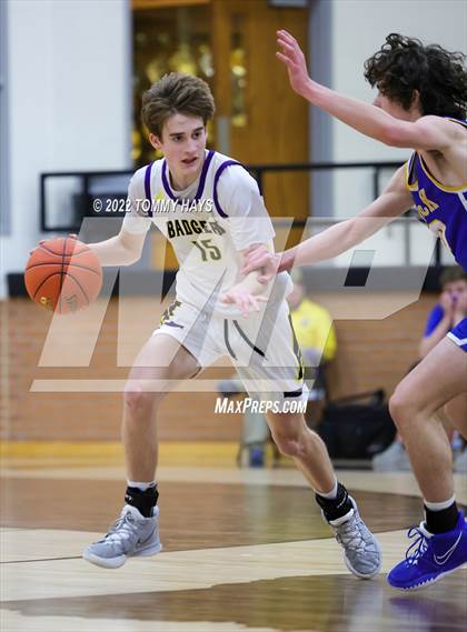 Thumbnail 2 in Merkel vs. Brock (UIL Basketball 3A Area Playoff) photogallery.