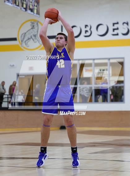 Thumbnail 2 in Merkel vs. Brock (UIL Basketball 3A Area Playoff) photogallery.