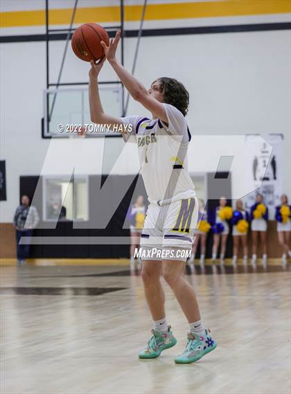 Thumbnail 2 in Merkel vs. Brock (UIL Basketball 3A Area Playoff) photogallery.