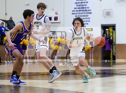 Thumbnail 3 in Merkel vs. Brock (UIL Basketball 3A Area Playoff) photogallery.