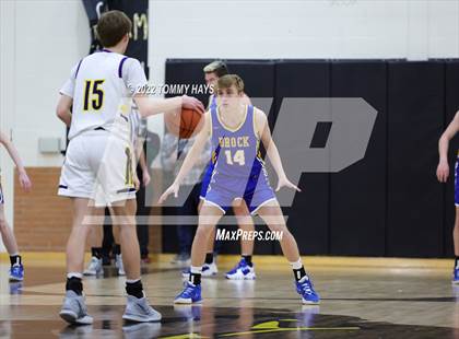 Thumbnail 1 in Merkel vs. Brock (UIL Basketball 3A Area Playoff) photogallery.