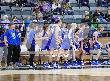Thumbnail 2 in Merkel vs. Brock (UIL Basketball 3A Area Playoff) photogallery.