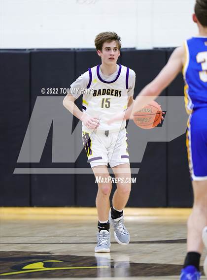 Thumbnail 3 in Merkel vs. Brock (UIL Basketball 3A Area Playoff) photogallery.