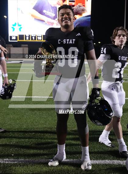 Thumbnail 2 in Lufkin vs College Station (UIL 5A Football Division I Region 3 Area Playoff) photogallery.