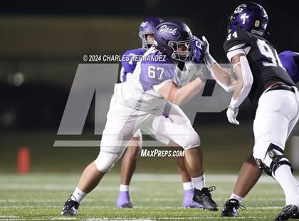 Thumbnail 2 in Lufkin vs College Station (UIL 5A Football Division I Region 3 Area Playoff) photogallery.