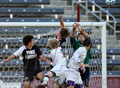 Thumbnail 2 in Pine Creek vs. Rock Canyon (CHSAA 5A Final) photogallery.