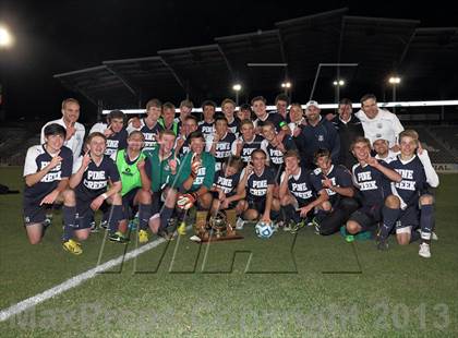 Thumbnail 3 in Pine Creek vs. Rock Canyon (CHSAA 5A Final) photogallery.