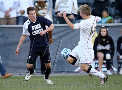 Thumbnail 1 in Pine Creek vs. Rock Canyon (CHSAA 5A Final) photogallery.