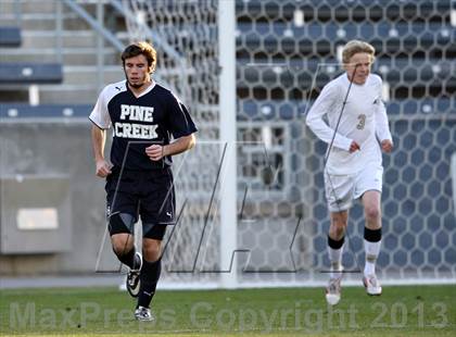 Thumbnail 2 in Pine Creek vs. Rock Canyon (CHSAA 5A Final) photogallery.