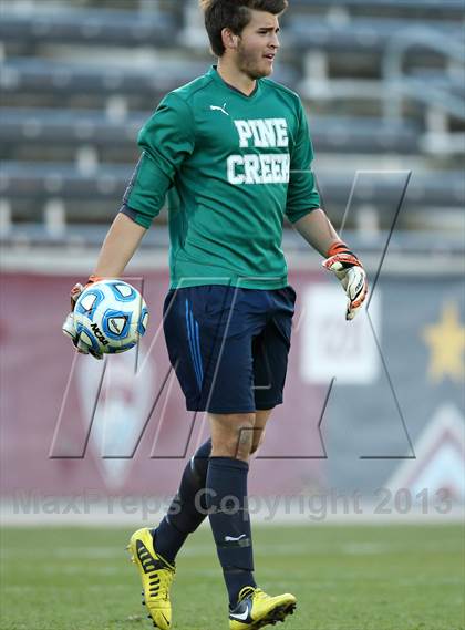 Thumbnail 3 in Pine Creek vs. Rock Canyon (CHSAA 5A Final) photogallery.