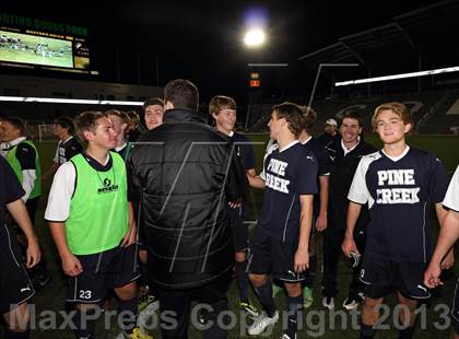 Thumbnail 1 in Pine Creek vs. Rock Canyon (CHSAA 5A Final) photogallery.