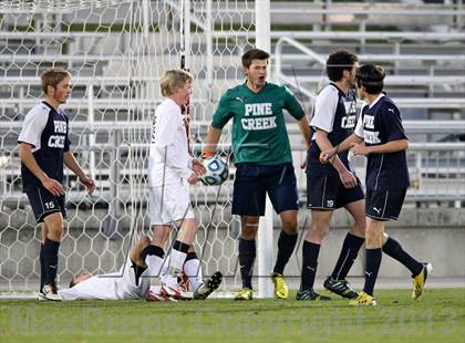 Thumbnail 2 in Pine Creek vs. Rock Canyon (CHSAA 5A Final) photogallery.