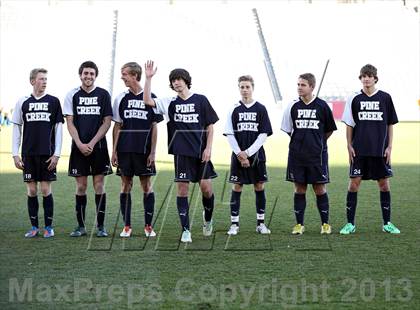 Thumbnail 2 in Pine Creek vs. Rock Canyon (CHSAA 5A Final) photogallery.