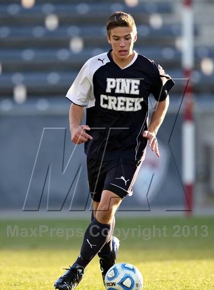 Thumbnail 2 in Pine Creek vs. Rock Canyon (CHSAA 5A Final) photogallery.