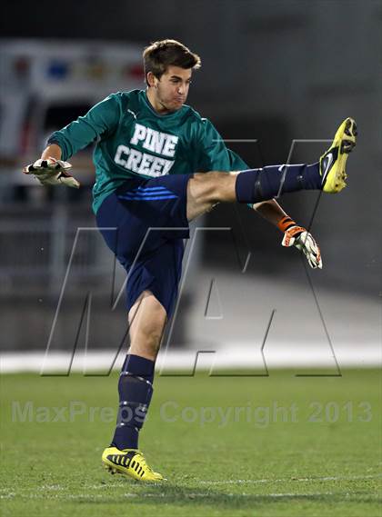 Thumbnail 1 in Pine Creek vs. Rock Canyon (CHSAA 5A Final) photogallery.