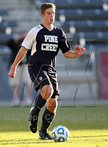 Thumbnail 2 in Pine Creek vs. Rock Canyon (CHSAA 5A Final) photogallery.