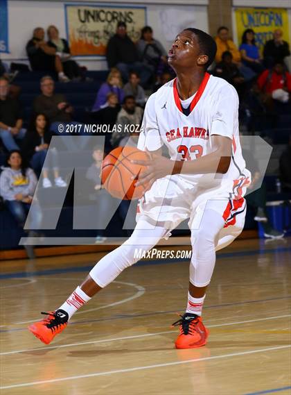 Thumbnail 3 in Redondo Union vs. Millikan (MLK Day Showdown) photogallery.