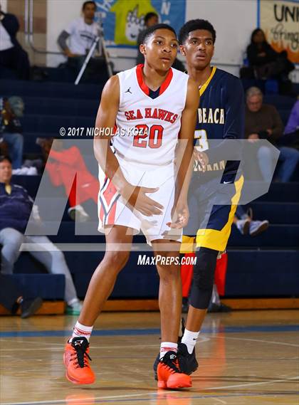 Thumbnail 1 in Redondo Union vs. Millikan (MLK Day Showdown) photogallery.