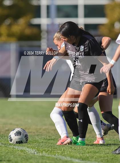 Thumbnail 1 in Copper Hills vs. Layton (UHSAA 6A Round 2) photogallery.
