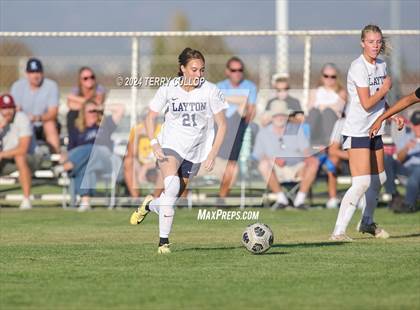 Thumbnail 3 in Copper Hills vs. Layton (UHSAA 6A Round 2) photogallery.