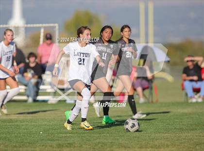 Thumbnail 1 in Copper Hills vs. Layton (UHSAA 6A Round 2) photogallery.