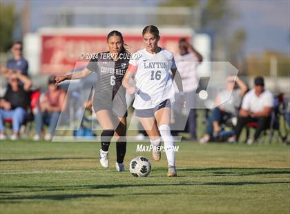 Thumbnail 3 in Copper Hills vs. Layton (UHSAA 6A Round 2) photogallery.