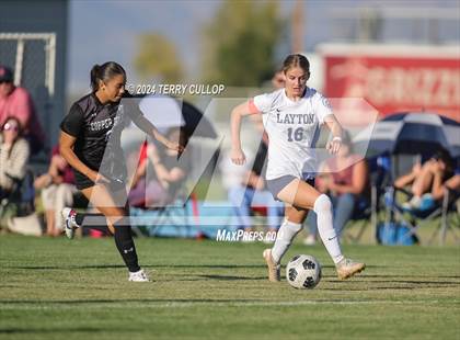 Thumbnail 3 in Copper Hills vs. Layton (UHSAA 6A Round 2) photogallery.