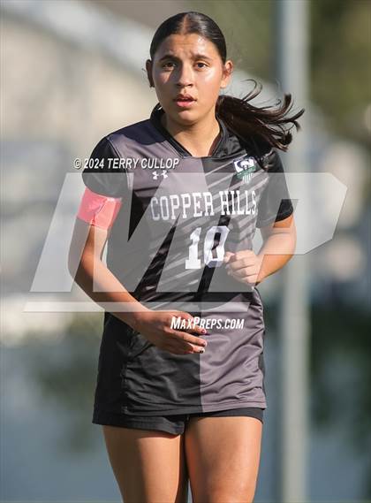 Thumbnail 1 in Copper Hills vs. Layton (UHSAA 6A Round 2) photogallery.