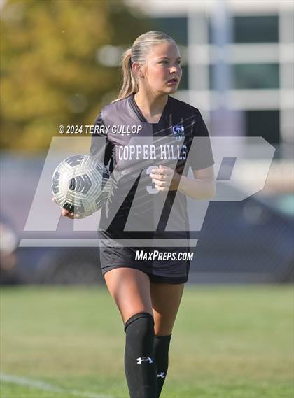 Thumbnail 1 in Copper Hills vs. Layton (UHSAA 6A Round 2) photogallery.