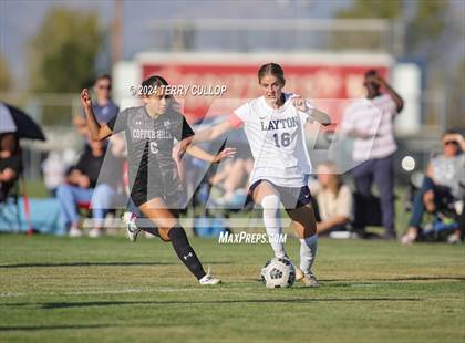 Thumbnail 1 in Copper Hills vs. Layton (UHSAA 6A Round 2) photogallery.
