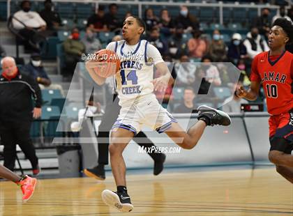 Thumbnail 1 in Cypress Creek vs. Lamar (UIL 6A Bi-District Playoff) photogallery.