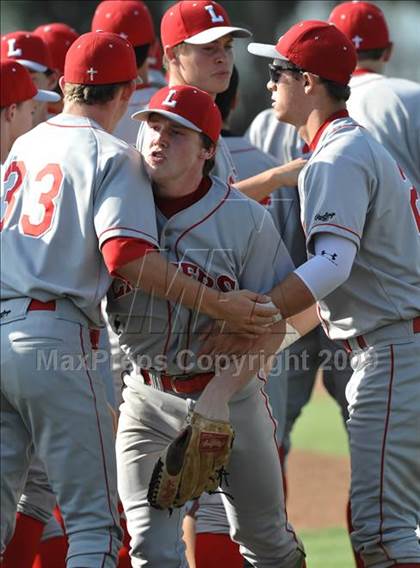 Thumbnail 2 in Lutheran @ Canyon (CIF SS D1 Playoffs) photogallery.