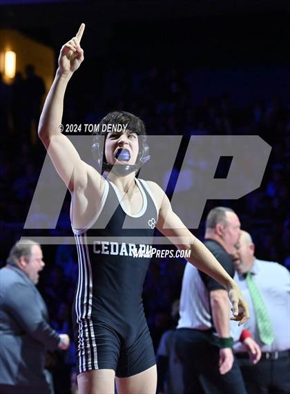 Thumbnail 3 in UIL 5A Championship Finals 106-144lb photogallery.