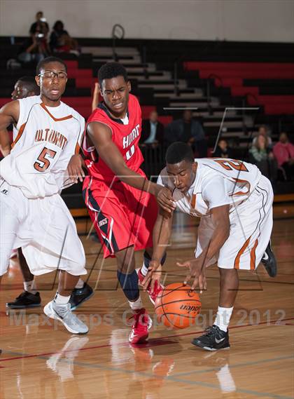 Thumbnail 2 in Horn [Dr. John] vs White [W.T.] (Carrollton-Farmers Branch Basketball Classic) photogallery.