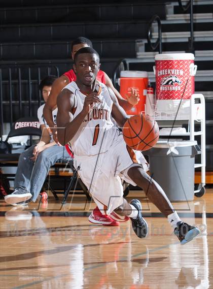 Thumbnail 1 in Horn [Dr. John] vs White [W.T.] (Carrollton-Farmers Branch Basketball Classic) photogallery.