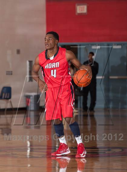 Thumbnail 3 in Horn [Dr. John] vs White [W.T.] (Carrollton-Farmers Branch Basketball Classic) photogallery.