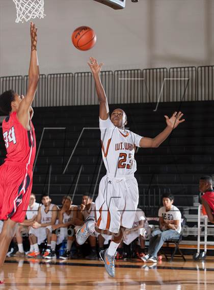 Thumbnail 2 in Horn [Dr. John] vs White [W.T.] (Carrollton-Farmers Branch Basketball Classic) photogallery.