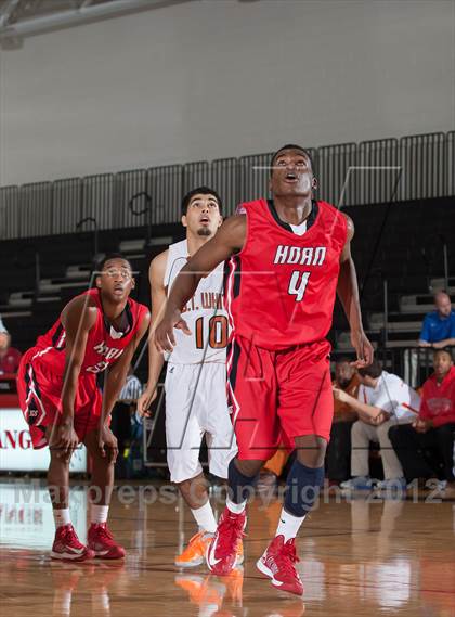 Thumbnail 1 in Horn [Dr. John] vs White [W.T.] (Carrollton-Farmers Branch Basketball Classic) photogallery.