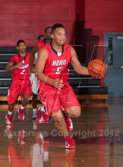 Thumbnail 2 in Horn [Dr. John] vs White [W.T.] (Carrollton-Farmers Branch Basketball Classic) photogallery.