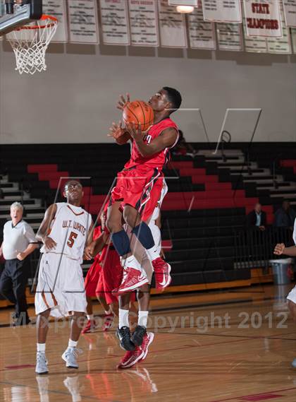 Thumbnail 2 in Horn [Dr. John] vs White [W.T.] (Carrollton-Farmers Branch Basketball Classic) photogallery.