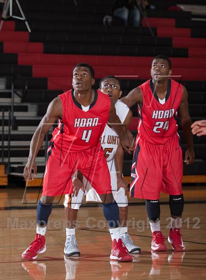 Thumbnail 2 in Horn [Dr. John] vs White [W.T.] (Carrollton-Farmers Branch Basketball Classic) photogallery.