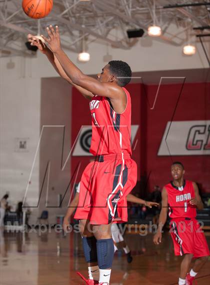 Thumbnail 3 in Horn [Dr. John] vs White [W.T.] (Carrollton-Farmers Branch Basketball Classic) photogallery.