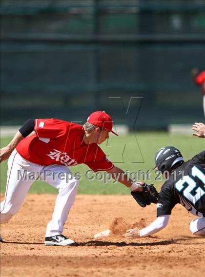 Thumbnail 1 in Pasadena Memorial vs Katy (Kenny Crafton Tournament) photogallery.
