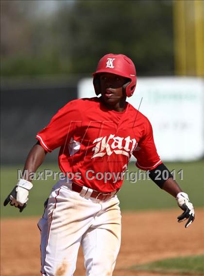 Thumbnail 2 in Pasadena Memorial vs Katy (Kenny Crafton Tournament) photogallery.