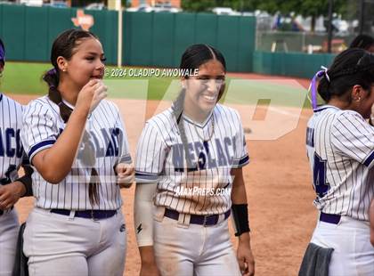 Thumbnail 2 in Weslaco vs. Midway (UIL 6A Softball Final) photogallery.